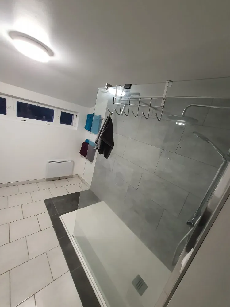 Panneaux de douche en verre